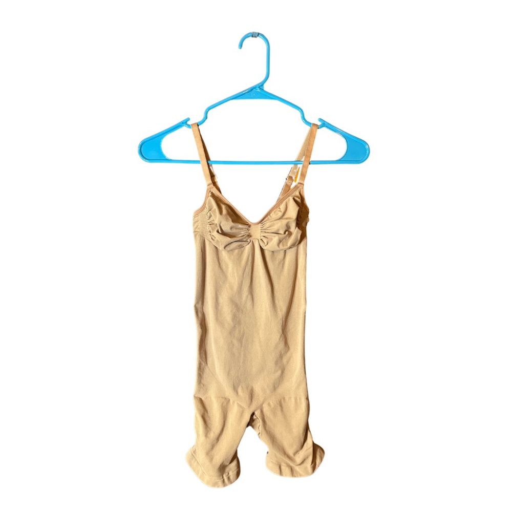 Skims Size Large Mid-Thigh Nude Bodysuit